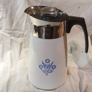 10 Cup Corningware Carafe. Great Shape. Awesome For Stove Top Warming.